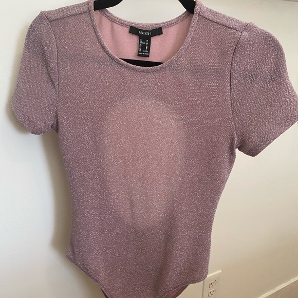 Forever 21 Tops - Forever 21 pink body suit